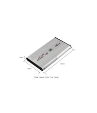 Case Box In Alluminio Per Hard Disk Esterno Ide 2.5 Con Usb 2.0 Custodia Hdd         