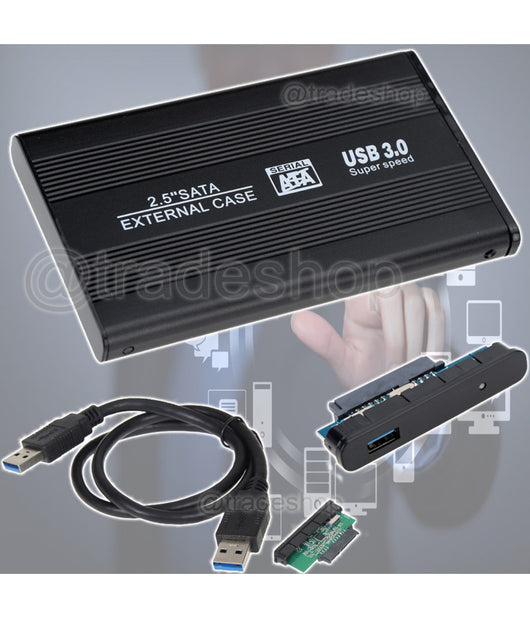 Case Box Slim Esterno Per Hardisk Hard Disk Hd 2.5" Sata Usb 3.0 Hdd 2,5"         
