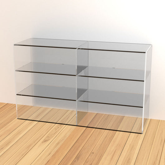 Mobile in Plexiglass trasparente 70 x 30 x 60 4 ripiani