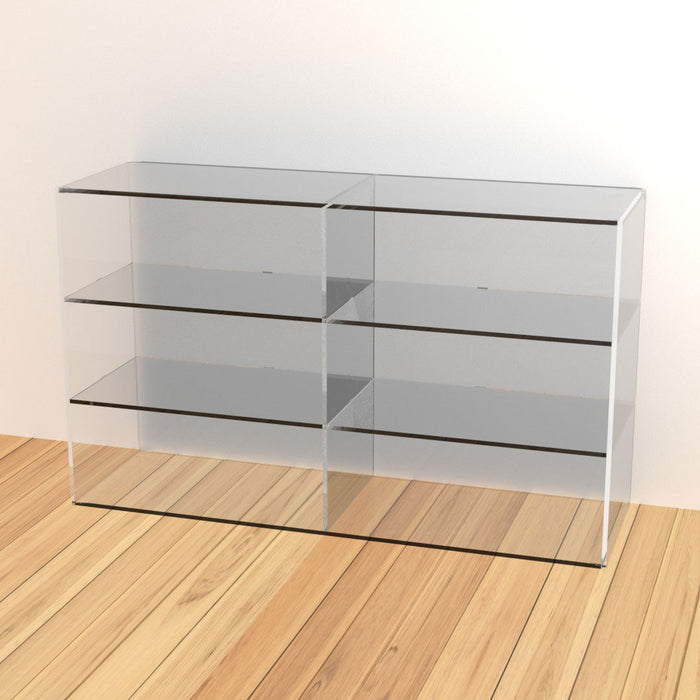 Mobile in Plexiglass trasparente 70 x 30 x 60 4 ripiani