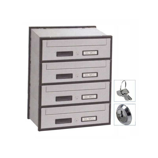 Casellario Oriz 4P Acc Silver 4B1-501 Silmec