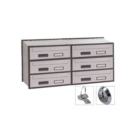 Casellario Oriz 6P Acc Silver 6B2-501 Silmec