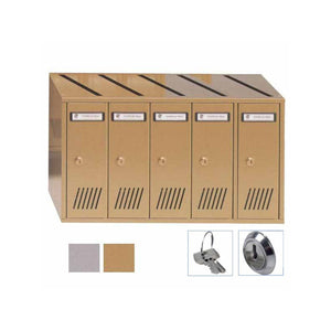 Casellario Vert 5P Acc Bronzato 31-705 Silmec