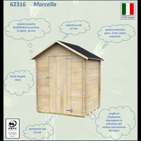 Casetta Bh16 Marcella 146x130 mm PSC pefc