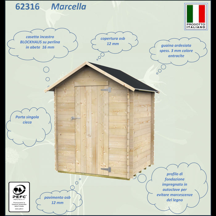 Casetta Bh16 Marcella 146x130 mm PSC pefc