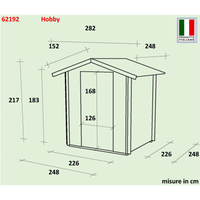 Casetta Bh19 Hobby Varie misure PSF pefc - Porta doppia 248x248