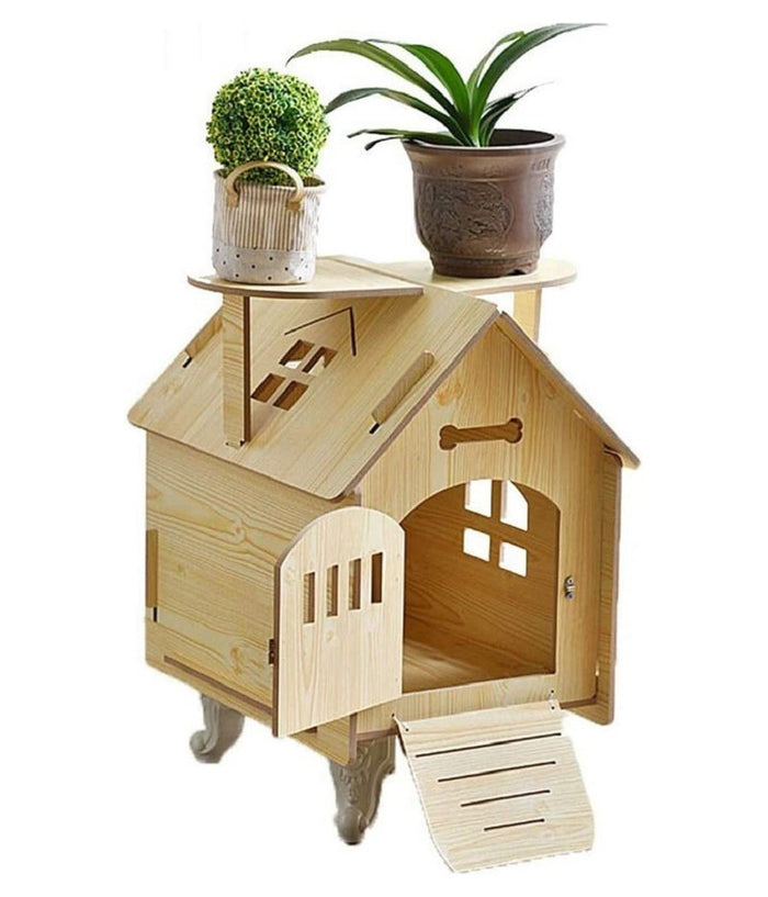 Casetta Casa Cuccia Cani Gatti Animale Domestico Uso Esterno Interno 51x39x50cm         