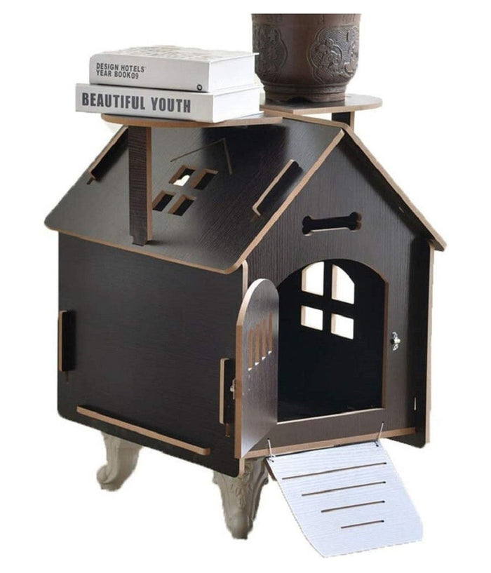 Casetta Casa Cuccia Cani Gatti Animale Domestico Uso Esterno Interno 79x55x70cm         