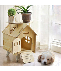 Casetta Casa Cuccia Cani Gatti Animale Domestico Uso Esterno Interno 79x55x70cm         