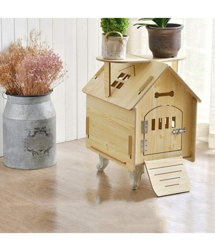 Casetta Casa Cuccia Cani Gatti Animale Domestico Uso Esterno Interno 79x55x70cm         