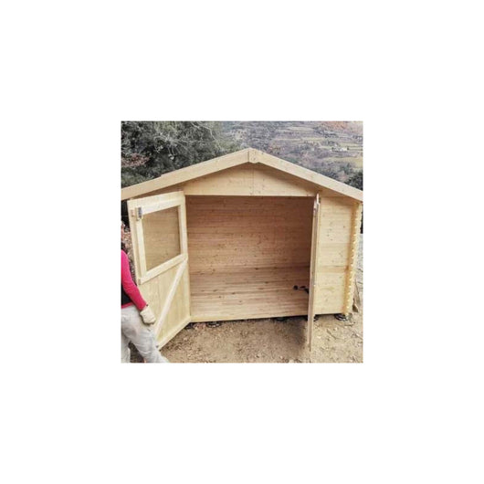 Casetta da Giardino a Pannelli in Legno di Abete Monte Bianco