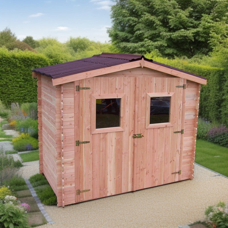 Casetta da Giardino Dublino In Legno Douglas 28 mm 235x215 Senza Pavimento