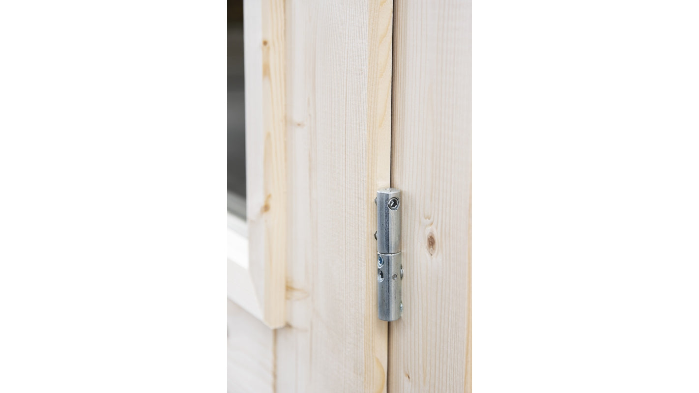 Casetta da giardino in legno - 12.00m2 - 4.00x3.00m - 34mm - colore: naturale - DOM652 - ALTANKA