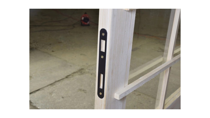 Casetta da giardino in legno - 19.20m2 - 4.80x4.00m - 40mm - colore: naturale - DOM370 - ALTANKA