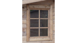 Casetta da giardino in legno - 20.00m2 - 5.00x4.00m - impregnata - 28mm - colore: marrone - DOM566 - ALTANKA