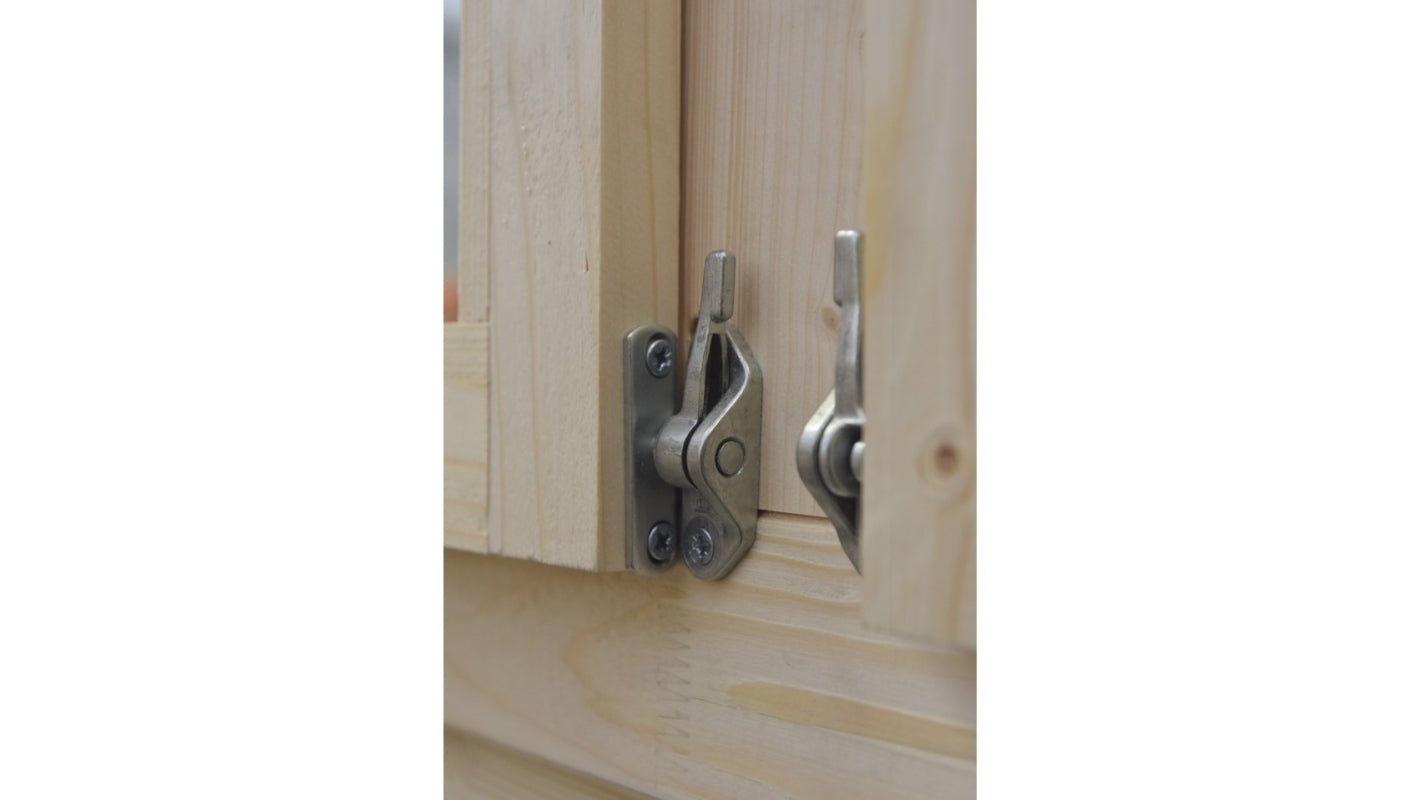 Casetta da giardino in legno - 25.00m2 - 5.00x5.00m - 40mm - colore: naturale - DOM612 - ALTANKA