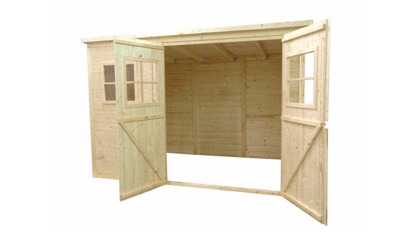 Casetta da giardino in legno 4.86 m2 - 2.70x1.80 m - 12.5 mm - DOM421 - ALTANKA