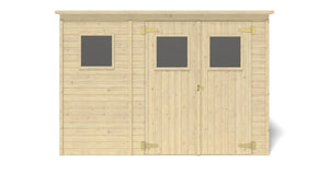 Casetta da giardino in legno 4.86 m2 - 2.70x1.80 m - 12.5 mm - DOM421 - ALTANKA