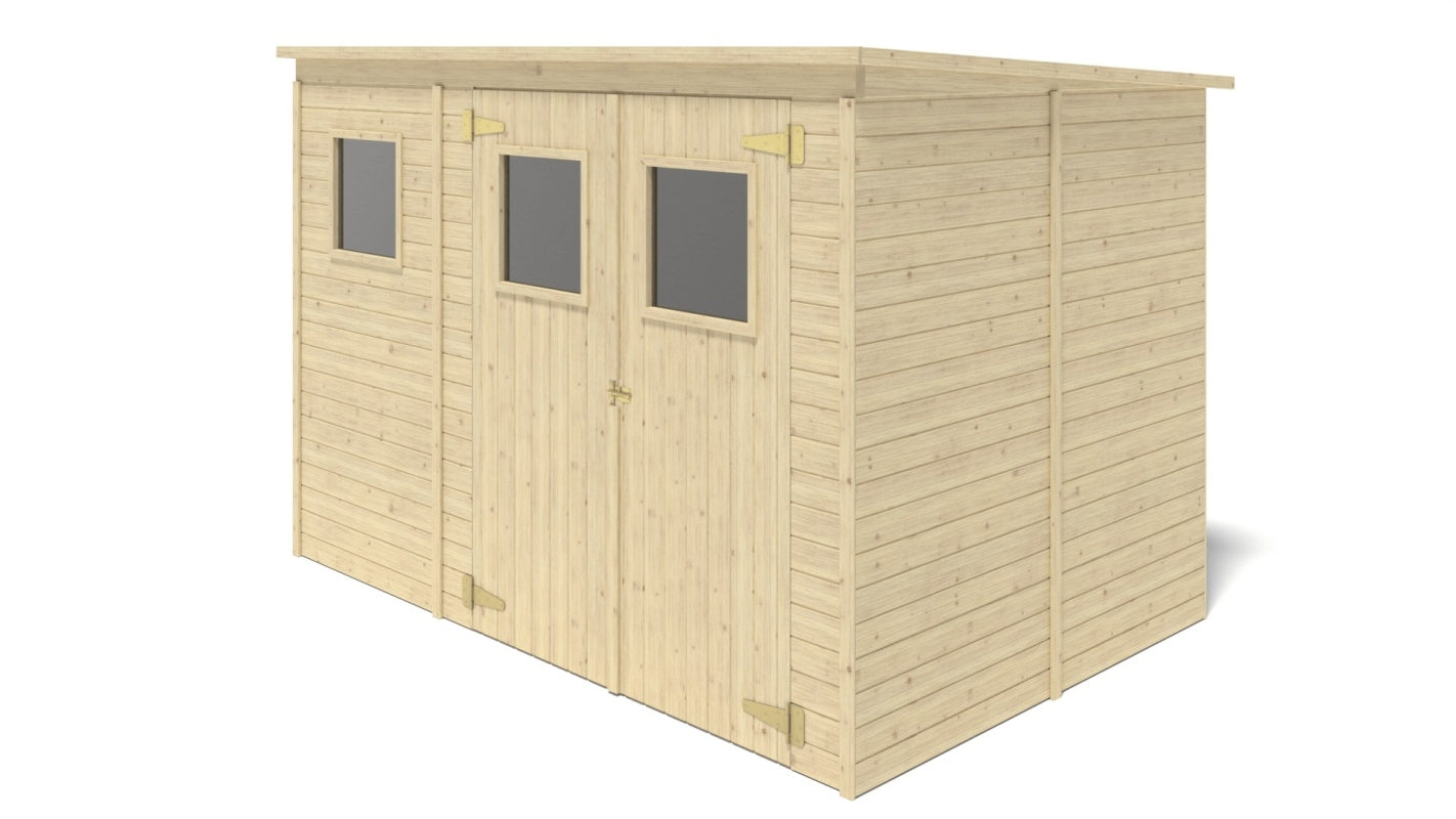 Casetta da giardino in legno 4.86 m2 - 2.70x1.80 m - 12.5 mm - DOM421 - ALTANKA