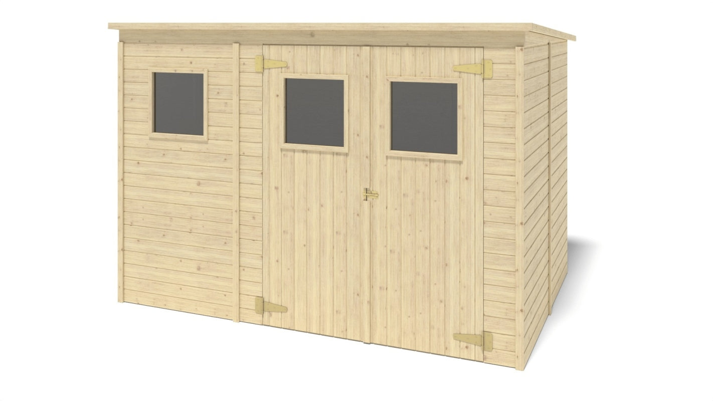 Casetta da giardino in legno 4.86 m2 - 2.70x1.80 m - 12.5 mm - DOM421 - ALTANKA
