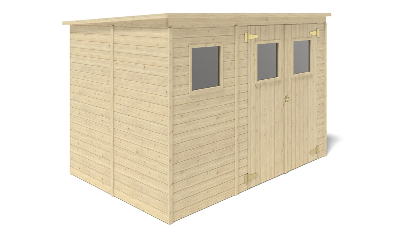 Casetta da giardino in legno 4.86 m2 - 2.70x1.80 m - 12.5 mm - DOM421 - ALTANKA