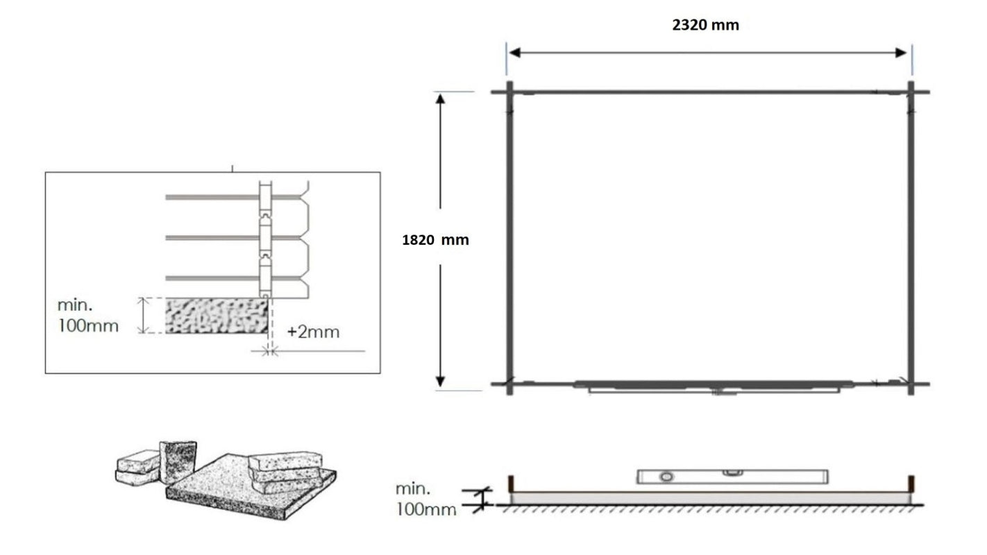 Casetta da giardino in legno - 5.00m2 - 2.50x2.00m - impregnata - 28mm - colore: verde - DOM725 - ALTANKA