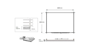 Casetta da giardino in legno - 6.00m2 - 3.00x2.00m - 28mm - colore: naturale - DOM420 - ALTANKA