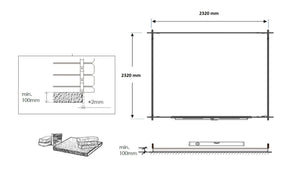 Casetta da giardino in legno - 6.25m2 - 2.50x2.50m - impregnata - 28mm - colore: verde - DOM724 - ALTANKA