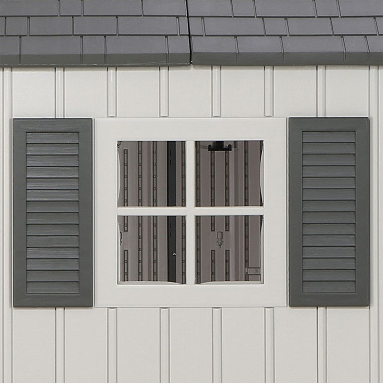 Casetta da giardino molto capiente in plastica Lifetime Chateau 244 x 533 x 239 cm by Ezooza