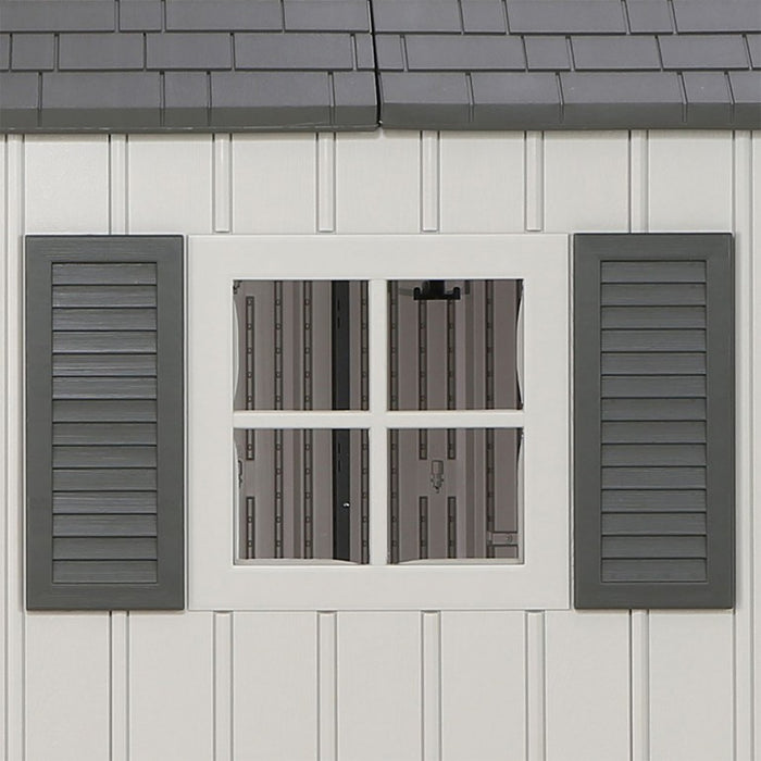 Casetta da giardino molto capiente in plastica Lifetime Chateau 244 x 533 x 239 cm by Ezooza