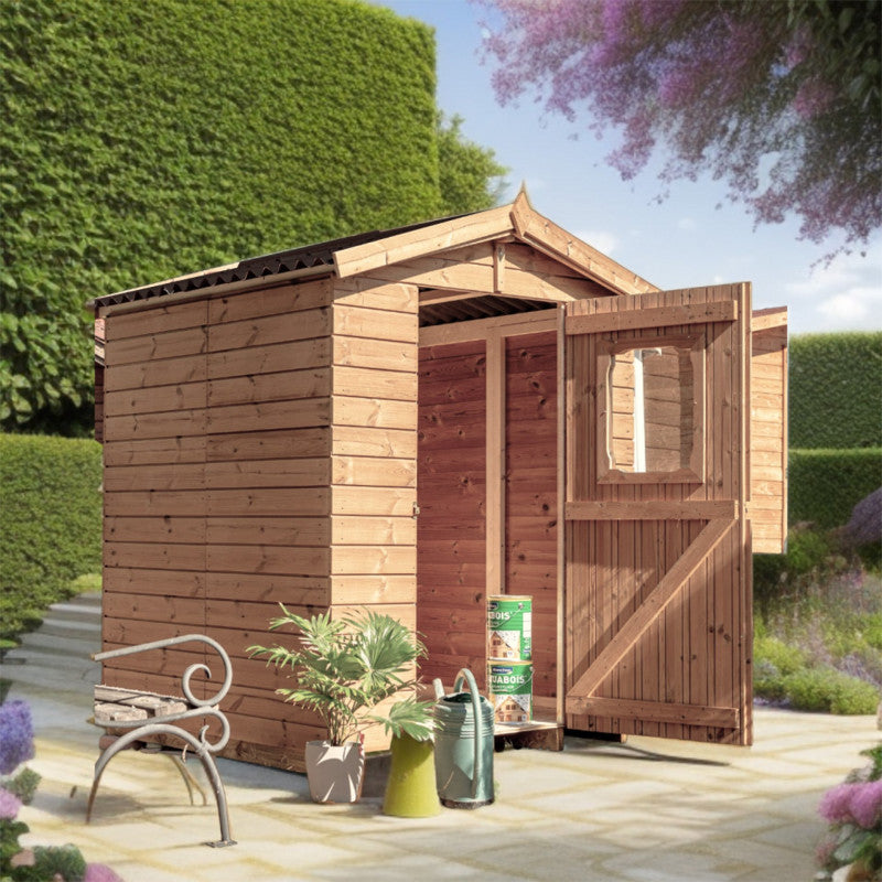 Casetta da Giardino Therma in legno trattato 19mm 160x160 con pavimento