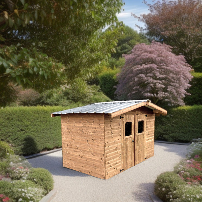 Casetta da Giardino Thiers in Legno Trattato 19 mm 235x215 Senza Pavimento