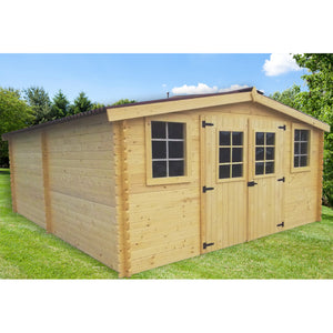 Casetta Foresta Balta tavole spessore 28 mm in legno massello 4x5 mt