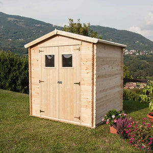 Giada - casetta da giardino in legno di abete 180x130 cm