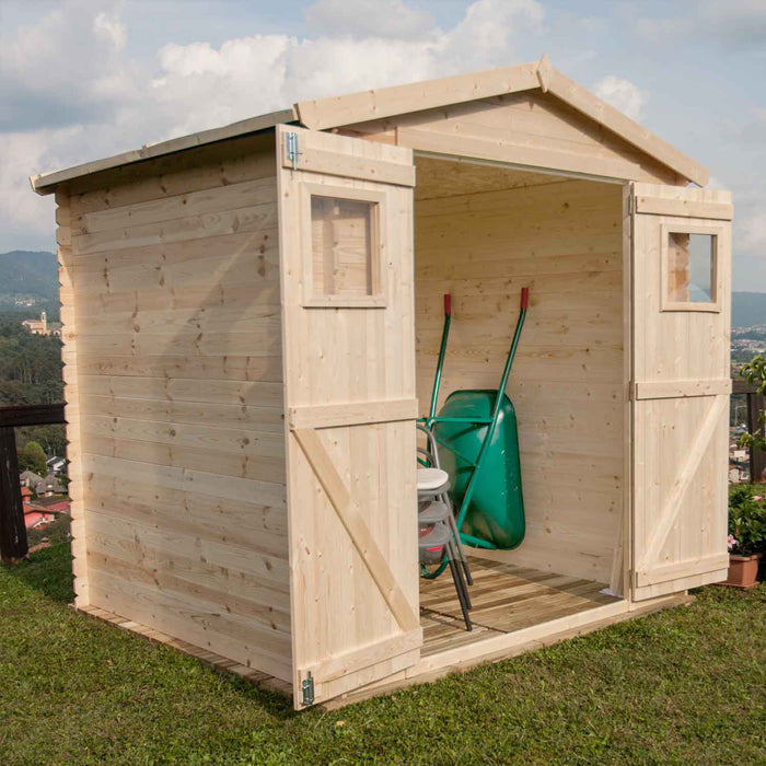 Giulia - casetta da giardino in legno di pino 200x200 cm