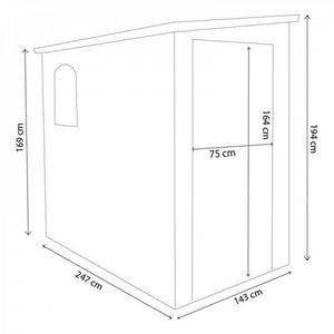 CASETTA HAUSE 143 X 247 X 194