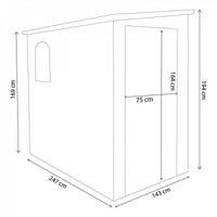 CASETTA HAUSE 143 X 247 X 194