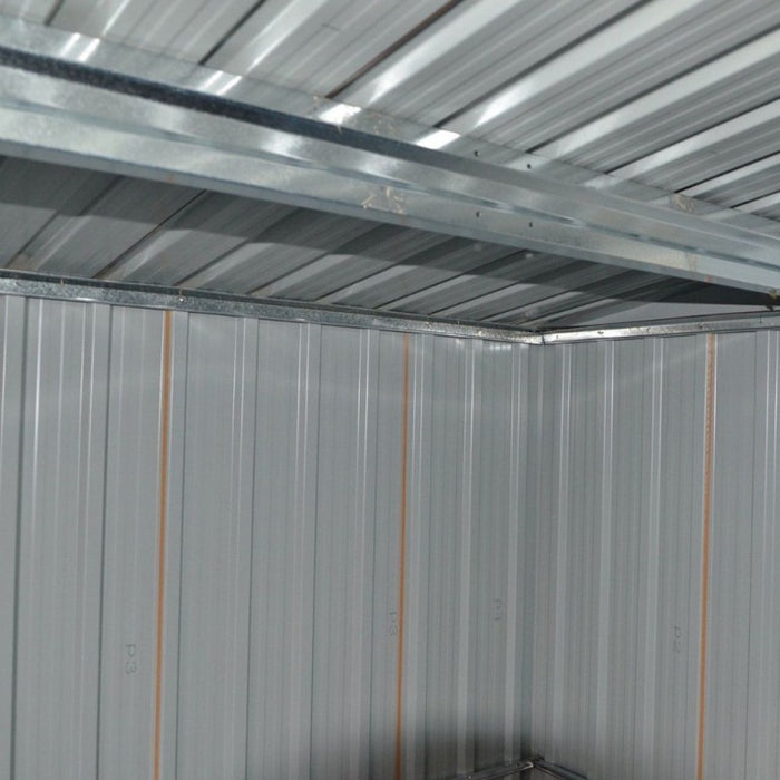 Casetta in metallo Ezooza Bertram 204 x 132 x 186 cm colore antracite