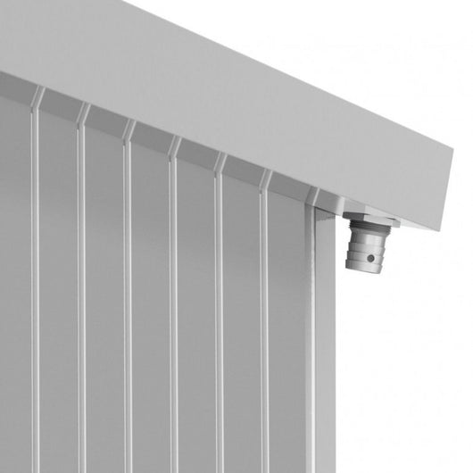 Casetta in Metallo Palladium Duramax 8'x6' a due porte 209x249x231 cm colore grigio