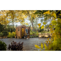 Casetta in Resina Darwin 4X6 Marrone 125,8X184,5X205,1H Cm Keter