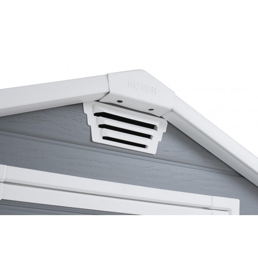 Casetta in Resina Manor 4X3 Grigio 129X103X196H Cm Keter