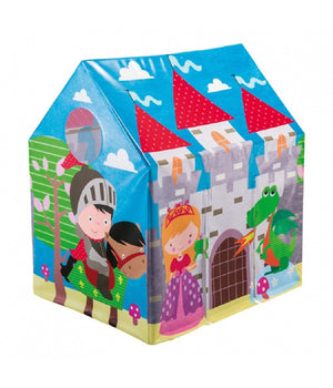 Casetta Tenda In Pvc Per Bambini 3-6 Anni Castello 95x107x75 Cm Pieghevole 45642         