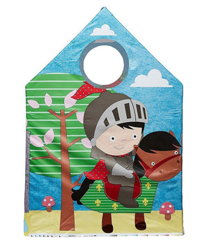 Casetta Tenda In Pvc Per Bambini 3-6 Anni Castello 95x107x75 Cm Pieghevole 45642         