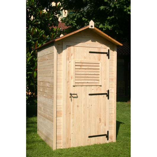 Spogliatoio da spiaggia, giardino e piscina, in legno con pavimento, perline spessore 16mm  mod. S120