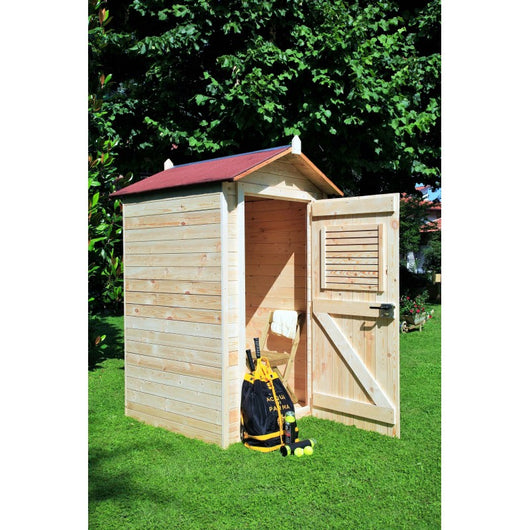 Spogliatoio da spiaggia, giardino e piscina, in legno con pavimento, perline spessore 16mm  mod. S120