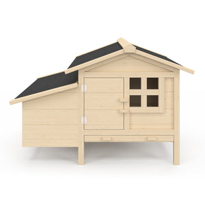 IDMarket - Casetta XXL con cassetta nido in legno