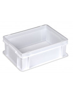 Cassa 40x30 h 13 sovrapponibile e idonea al contatto alimentare