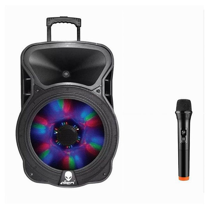 Cassa Acustica Portatile 1000 W Bluetooth Trolley Con Microfono Eventi Alien-15         