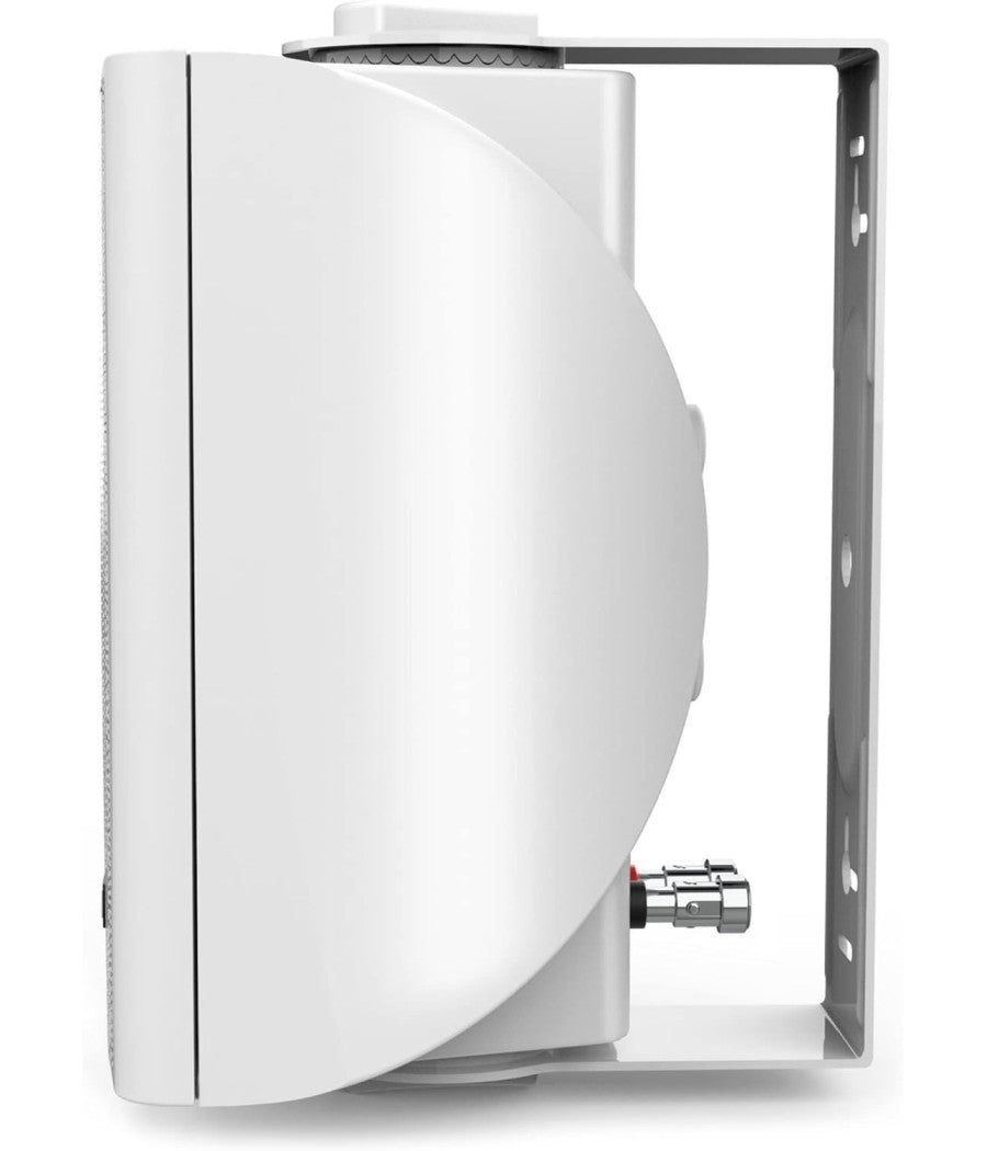 Cassa Acustica Speaker Con Supporto Staffa A Parete Potenza 30w Colore Bianco         