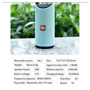 Trade Shop - Cassa Altoparlante Portatile Bluetooth Wireless 5.0 Radio Viaggio Casa Cellullare         